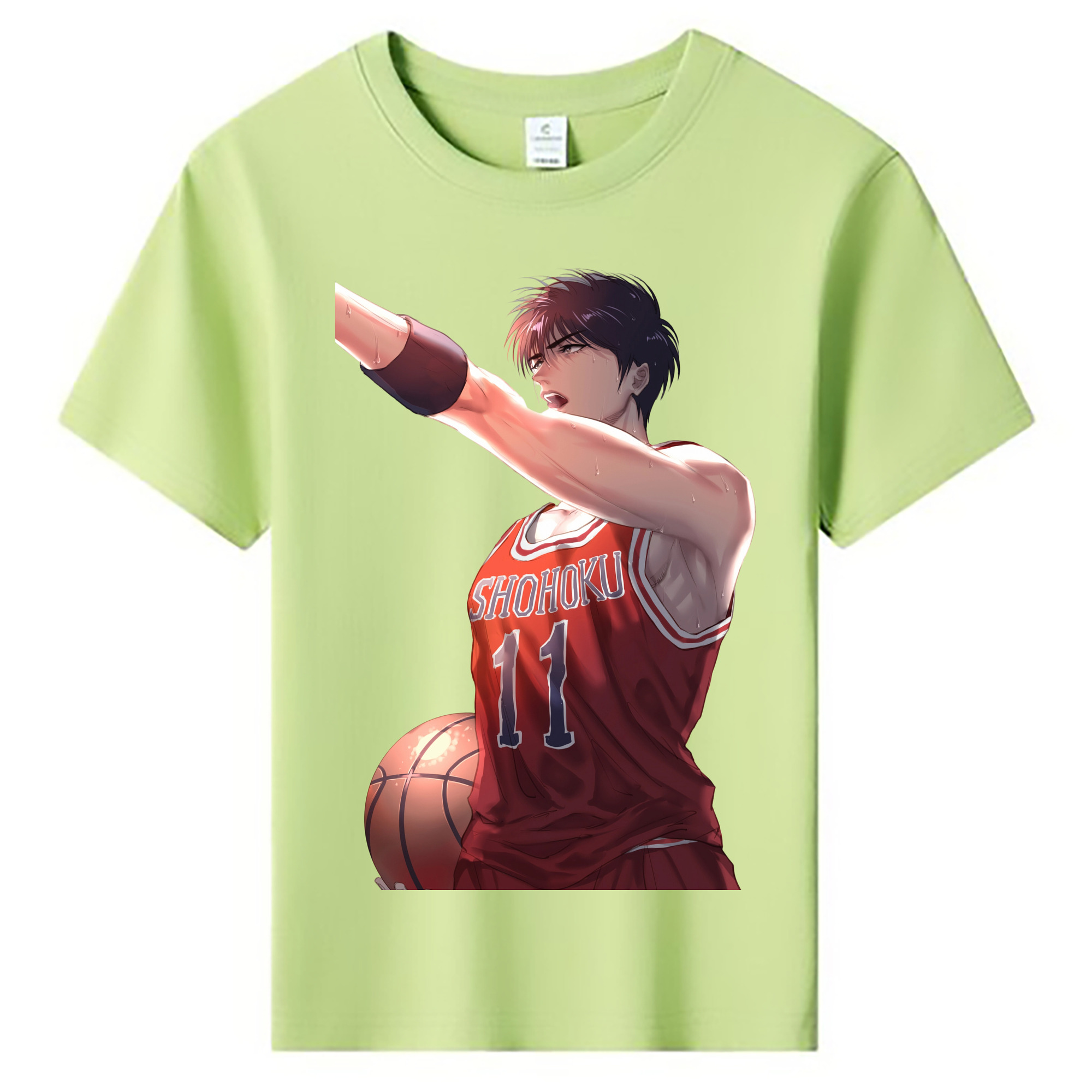 （画像用） SLAM DUNK／スラムダンク 綿100％キッズTシャツ（フロントプリント）